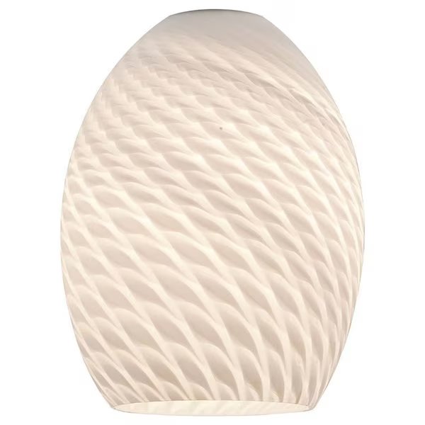 FireBird, Pendant Glass Shade, White Firebird Glass, Access Lighting, Mfr#: 23123-WHTFB